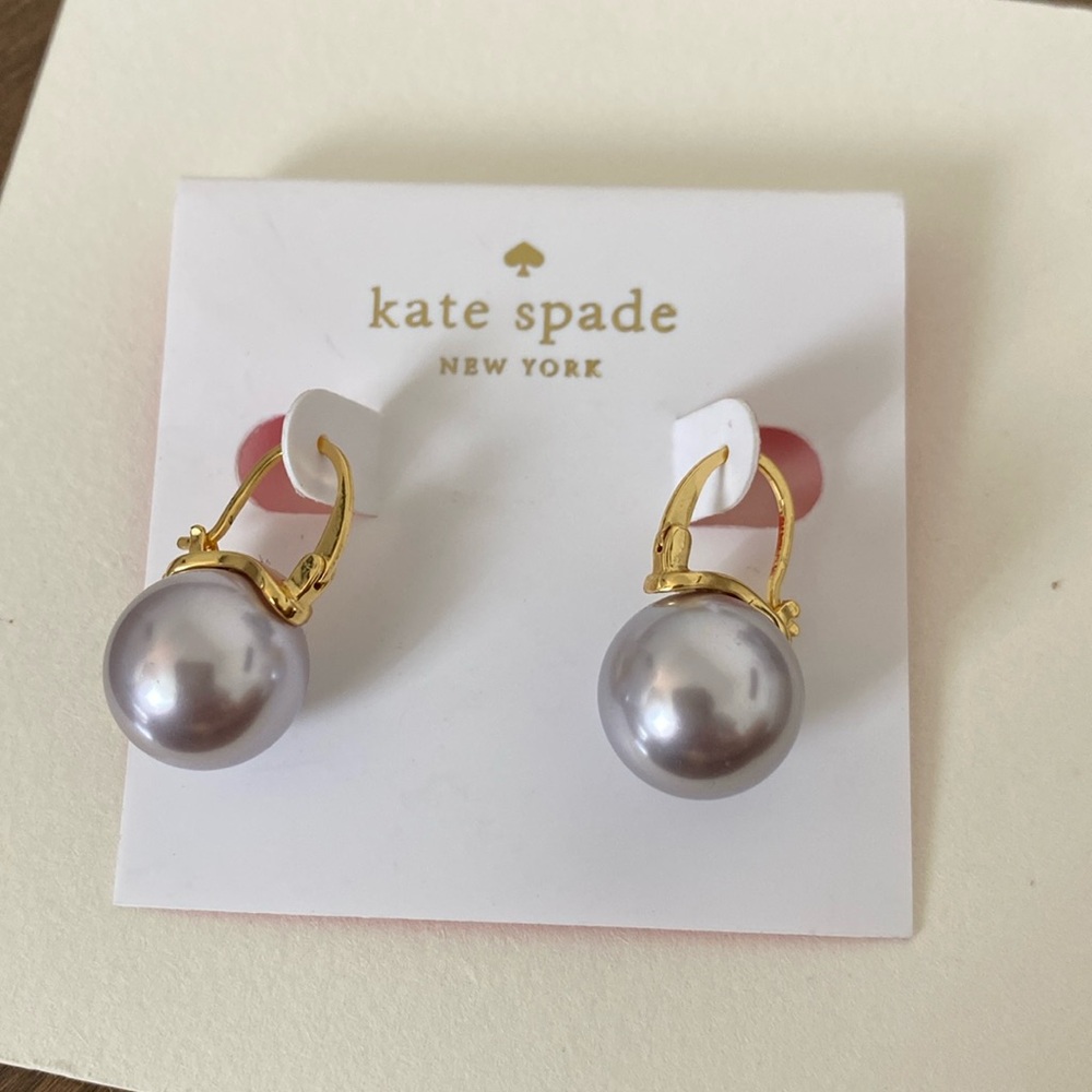Kate Spade Gold and Silver Drop Earrings - Picture 2 of 3